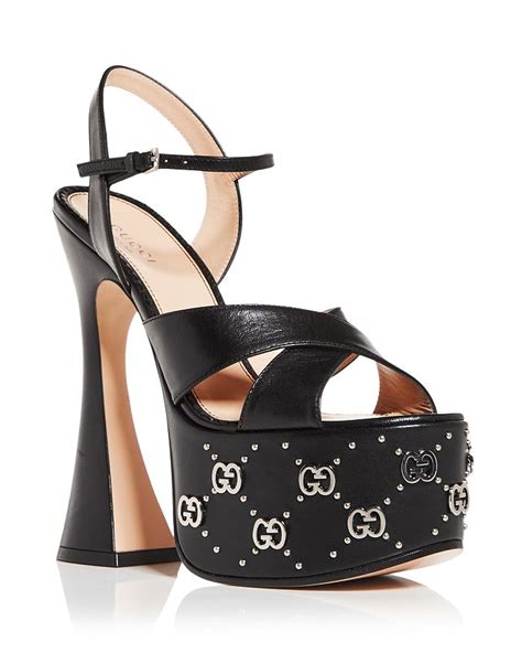 gucci platform g sandals|platform gucci sandals for women.